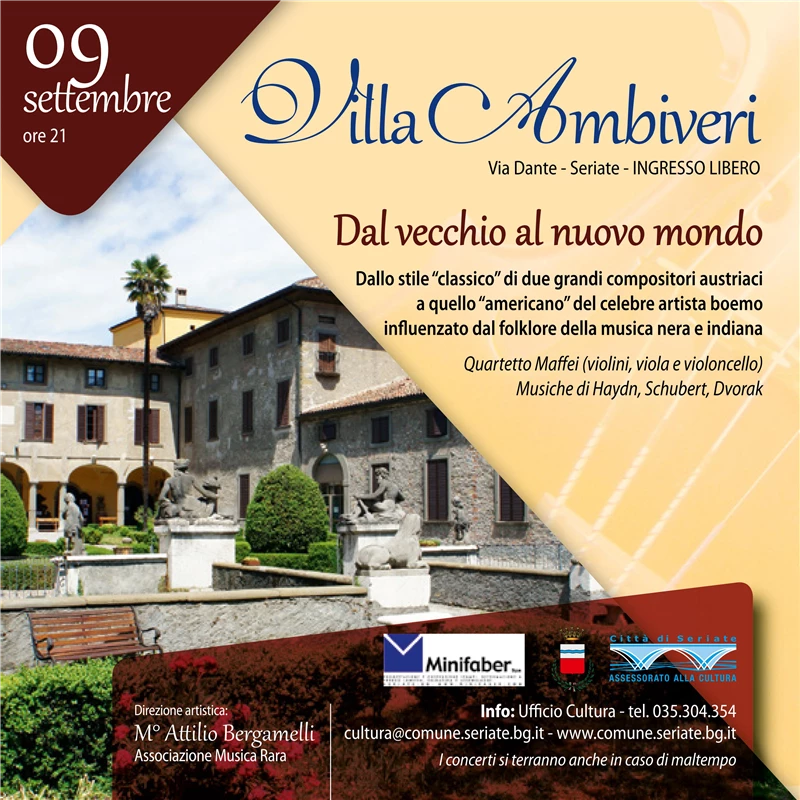 CONCERTI IN VILLA 2016