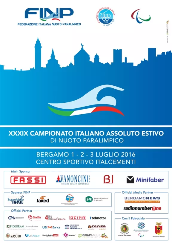 XXXIX Campionato italiano assoluto estivo di nuoto paralimpico